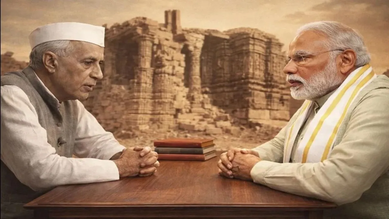 Jawaharlal Nehru | Narendra Modi | Somnath temple