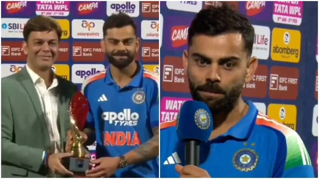 virat kohli potm award