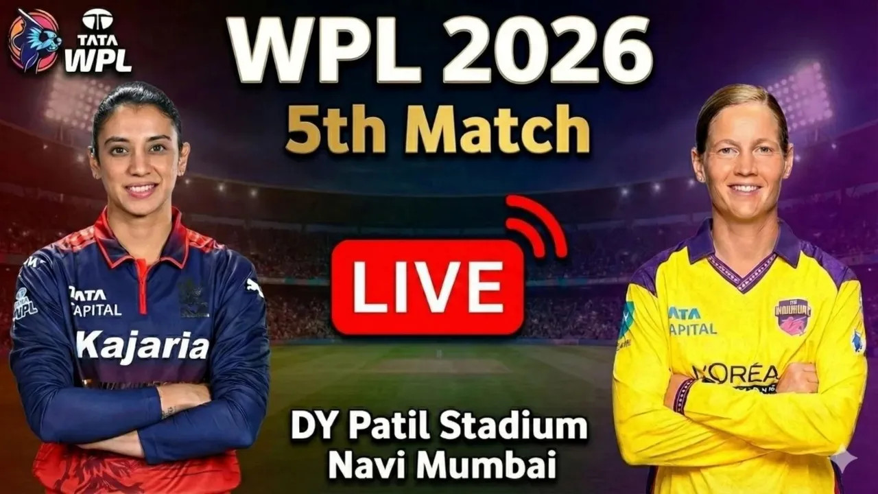 WPL 2026 Royal Challengers Bengaluru vs UP Warriorz Live Scorecard in Gujarati