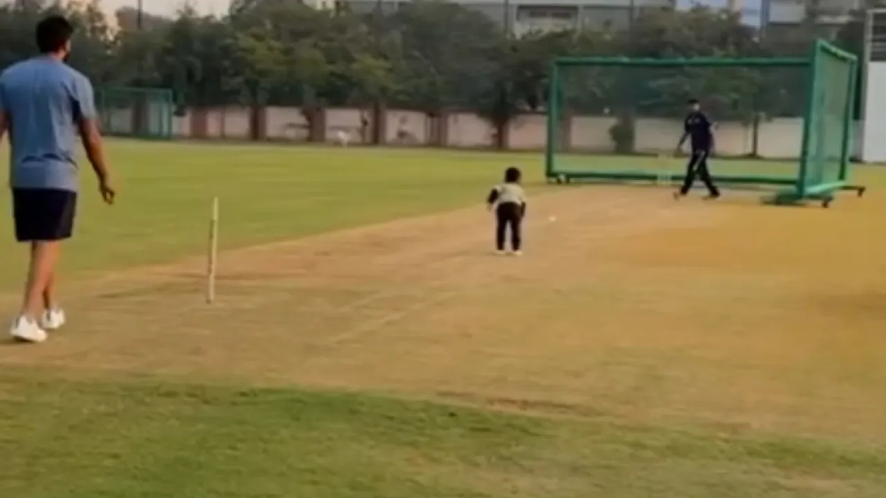 Jasprit Bumrah Son Angad Bowling