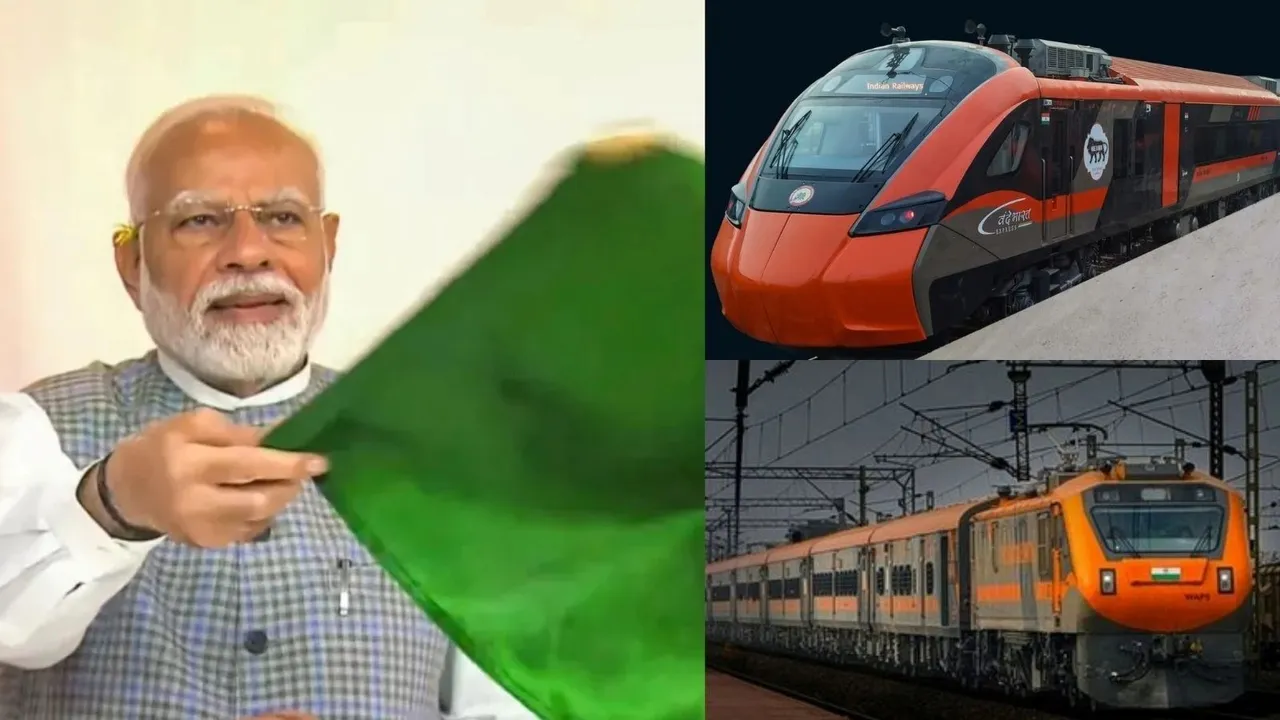 PM Modi flags off 7 new trains