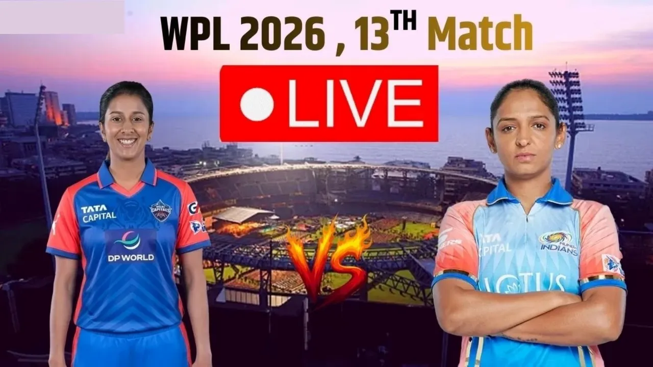 WPL 2026 Mumbai Indians vs Delhi Capitals Live Scorecard in Gujarati