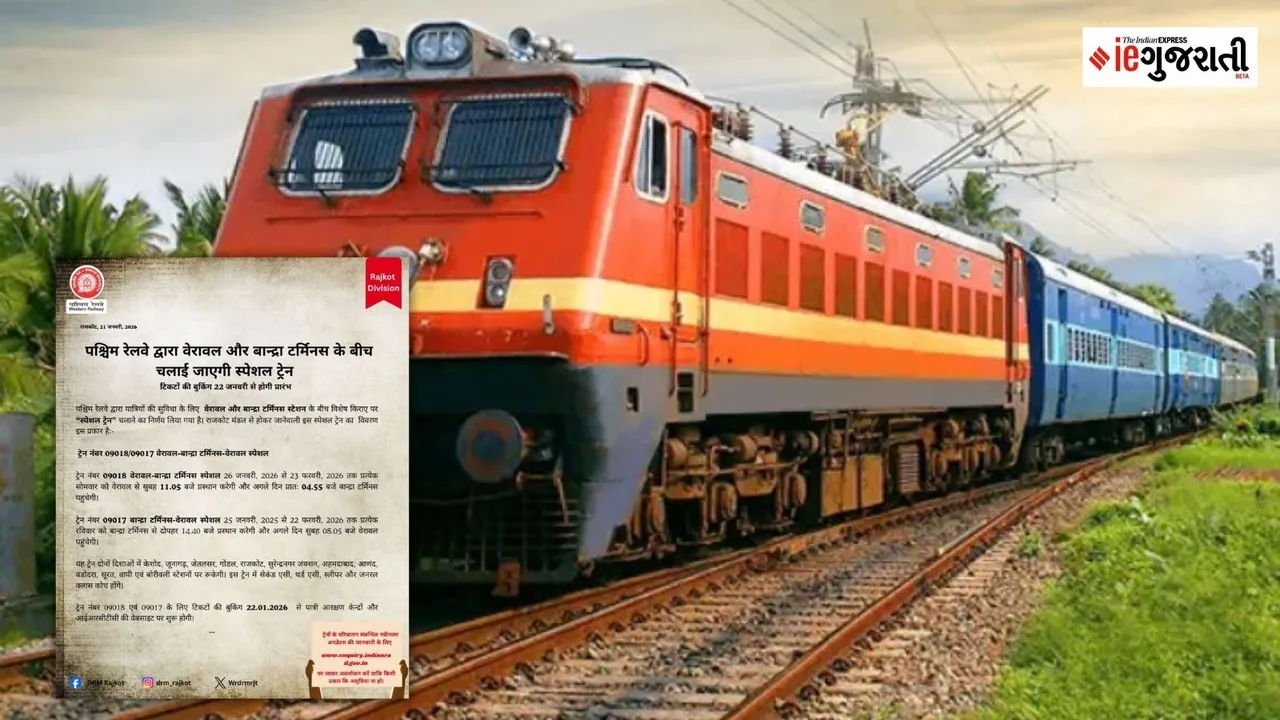Veraval to Bandra Terminus Train