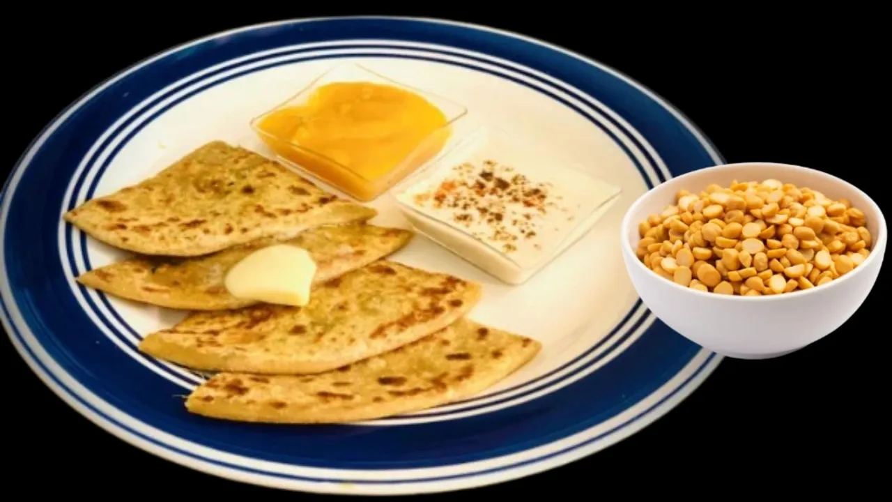 chane dal paratha recipe