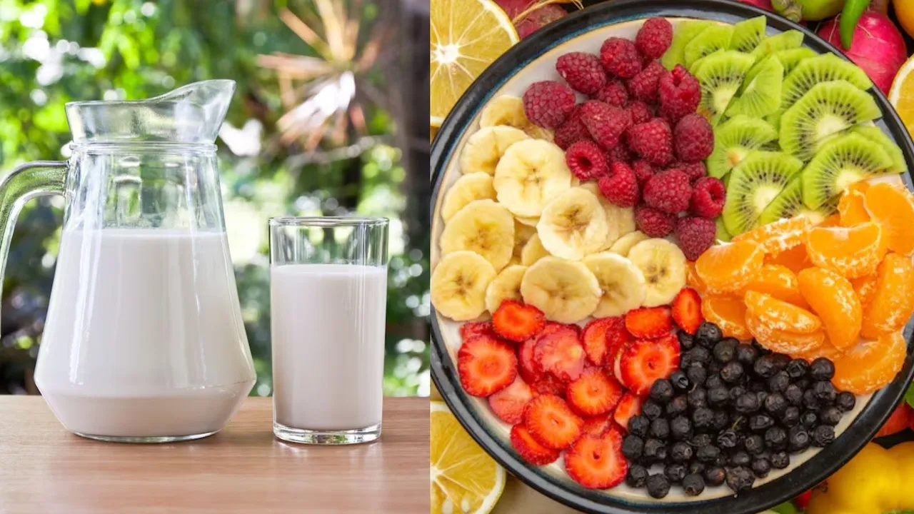 Should you eat milk and fruit together or not Benefits Disadvantages