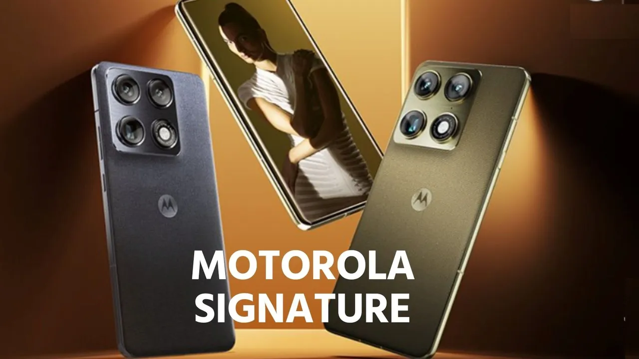 Motorola Signature launch in india