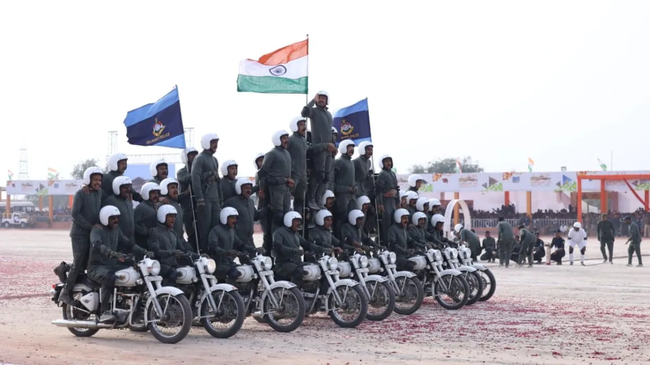 republic day 2026 gujarat police parade (1)