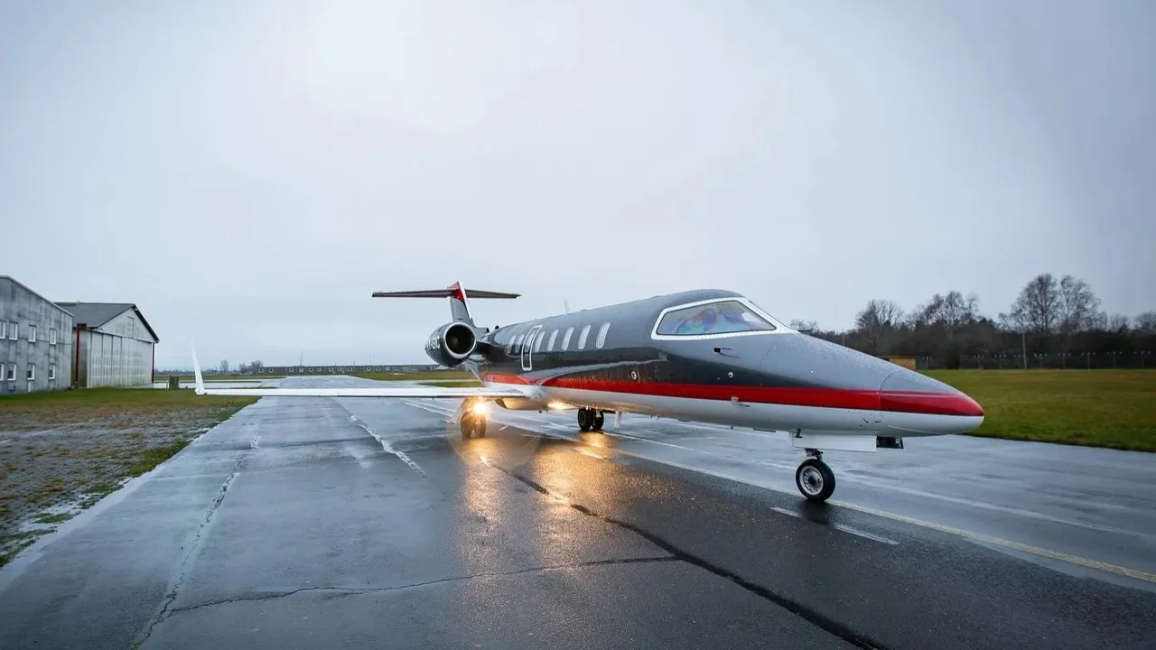 Learjet 45 aircraft