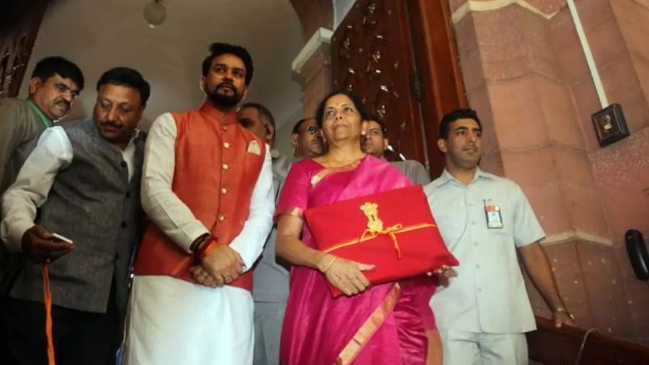 Budget 2019 Nirmala Sitharaman Saree