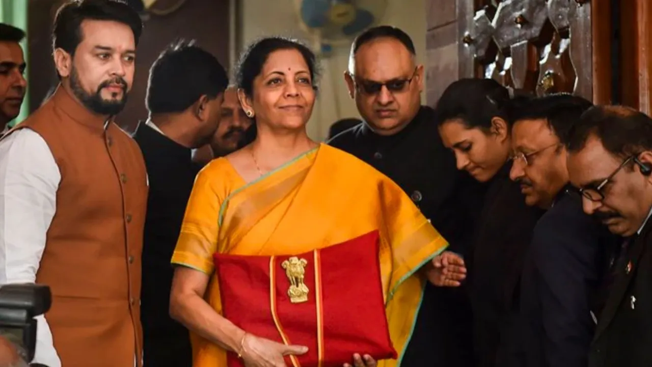 Budget 2020 Nirmala Sitharaman Saree