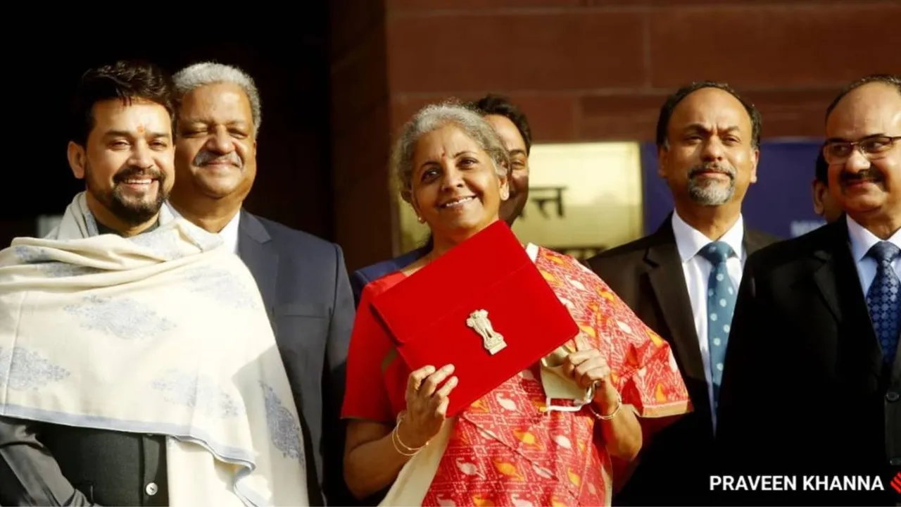 Budget 2021 Nirmala Sitharaman Saree