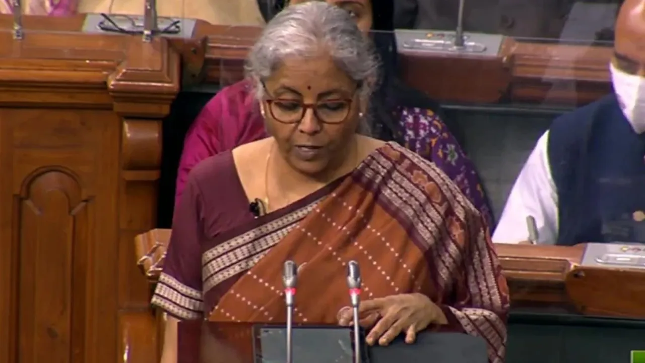 Budget 2022 Nirmala Sitharaman Saree