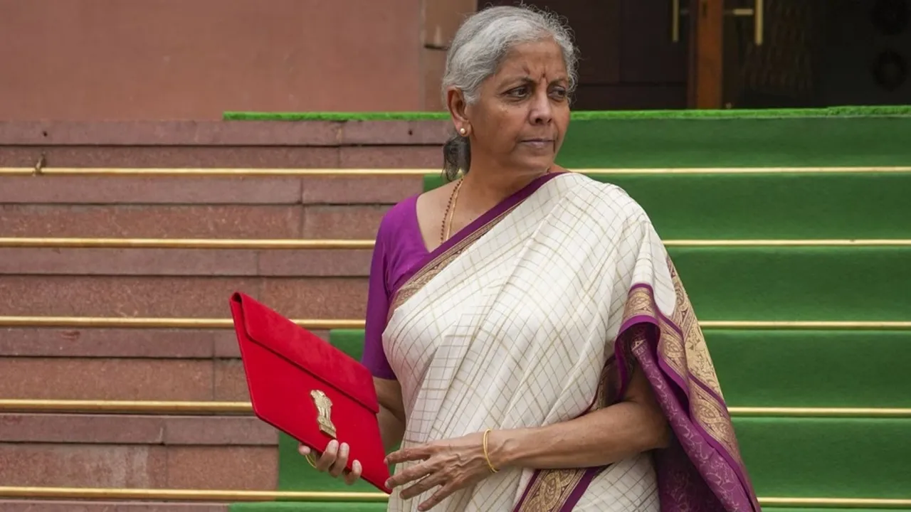Budget 2024 Nirmala Sitharaman Saree