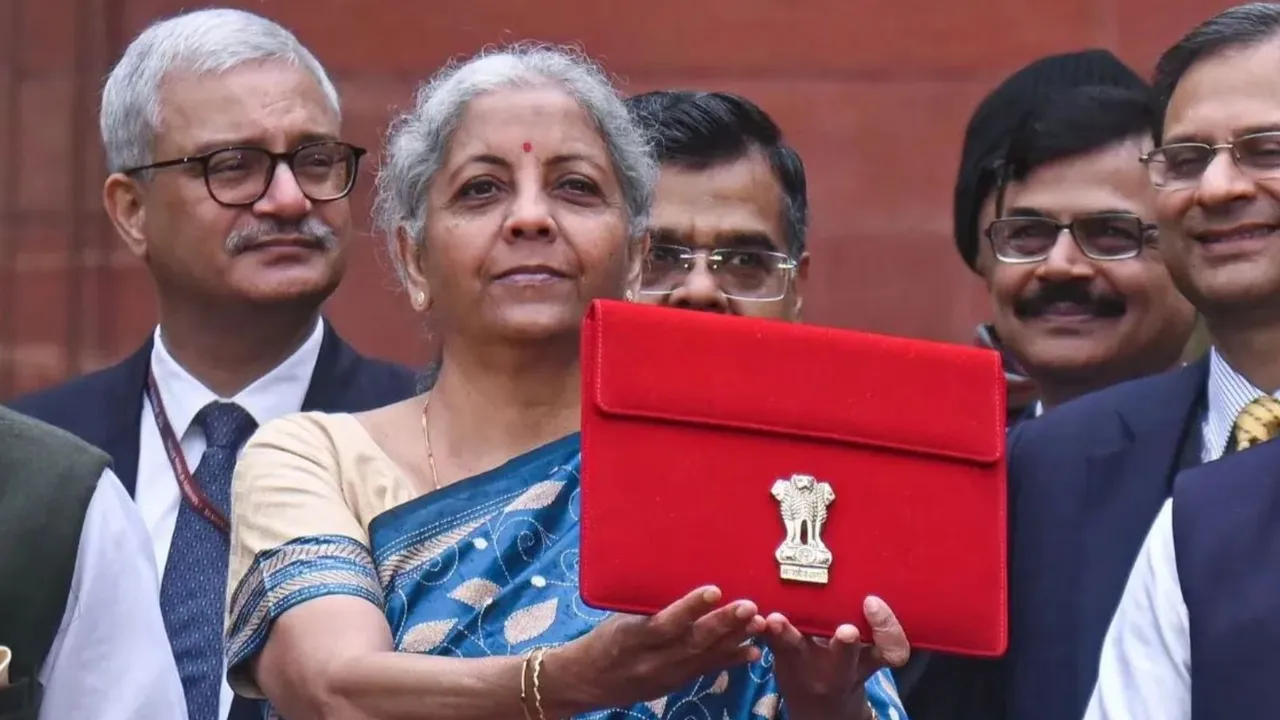 Interim Budget 2024 Nirmala Sitharaman Saree