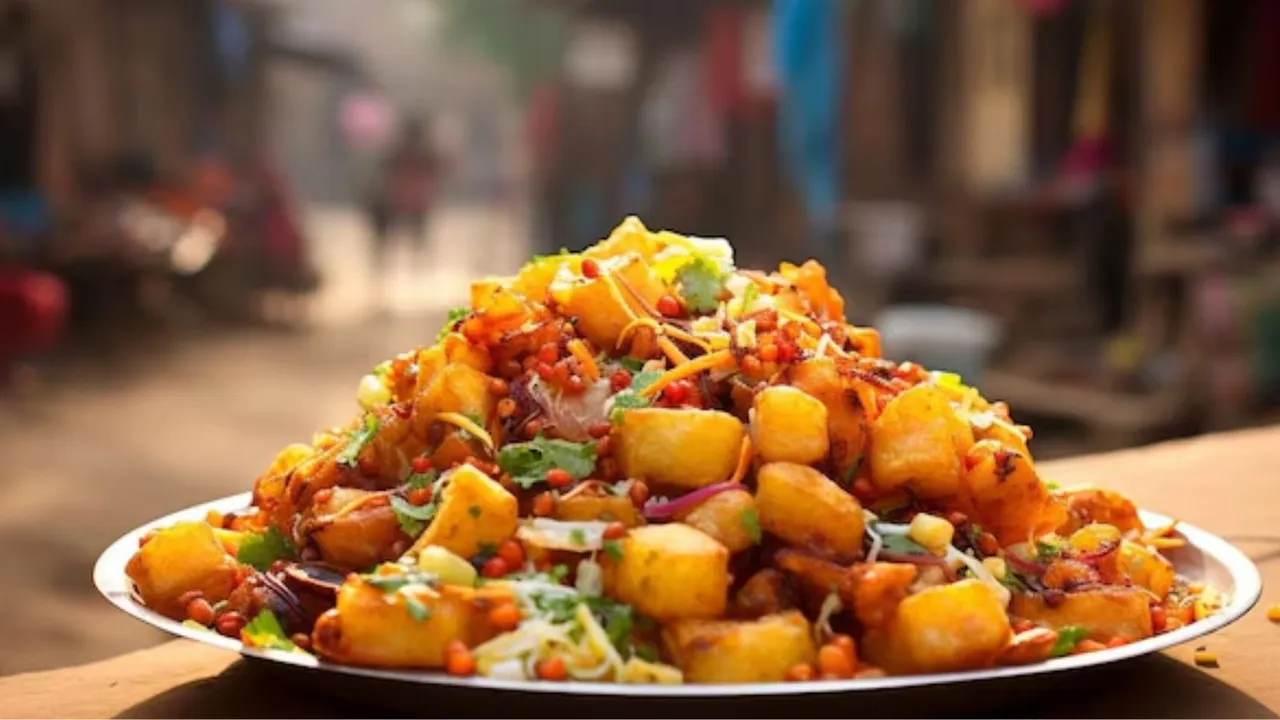 Farali Aloo Chaat recipe