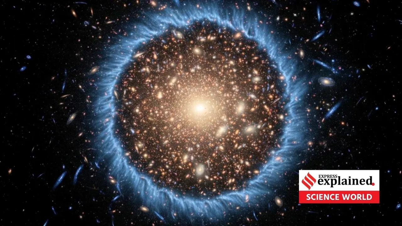 ડાર્ક મેટર રિંગ બ્રહ્માંડનું મોટું રહસ્ય નાસા હબલ ટેલિસ્કોપ - dark matter ring discovery universe mystery nasa Hubble Telescope