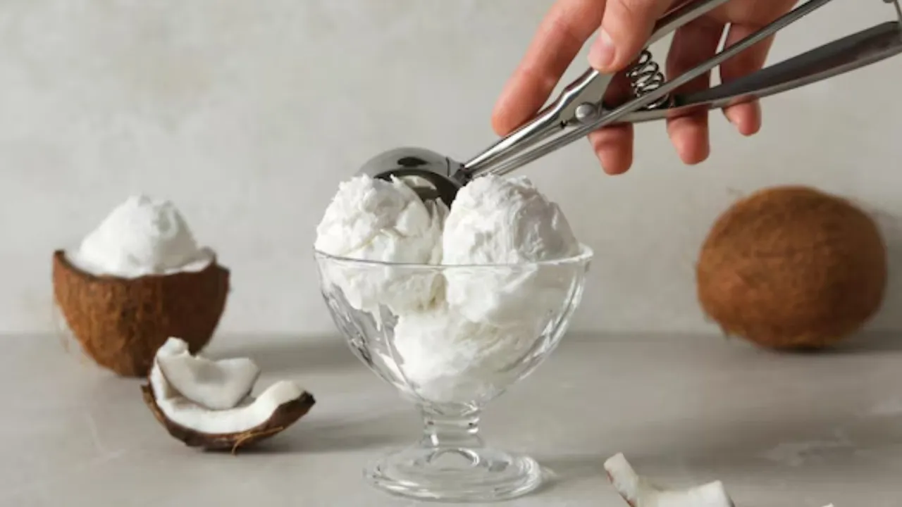 summer special Coconut ice cream recipe in gujarati