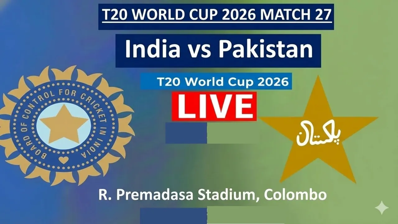 India vs Pakistan Live Score