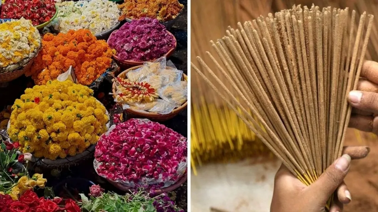 phool se agarbatti