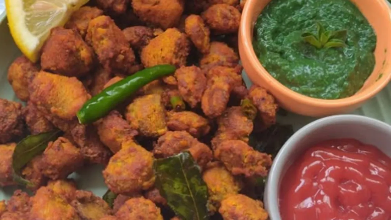 no oil tasty crispy Soy Popcorn Recipe in gujarati