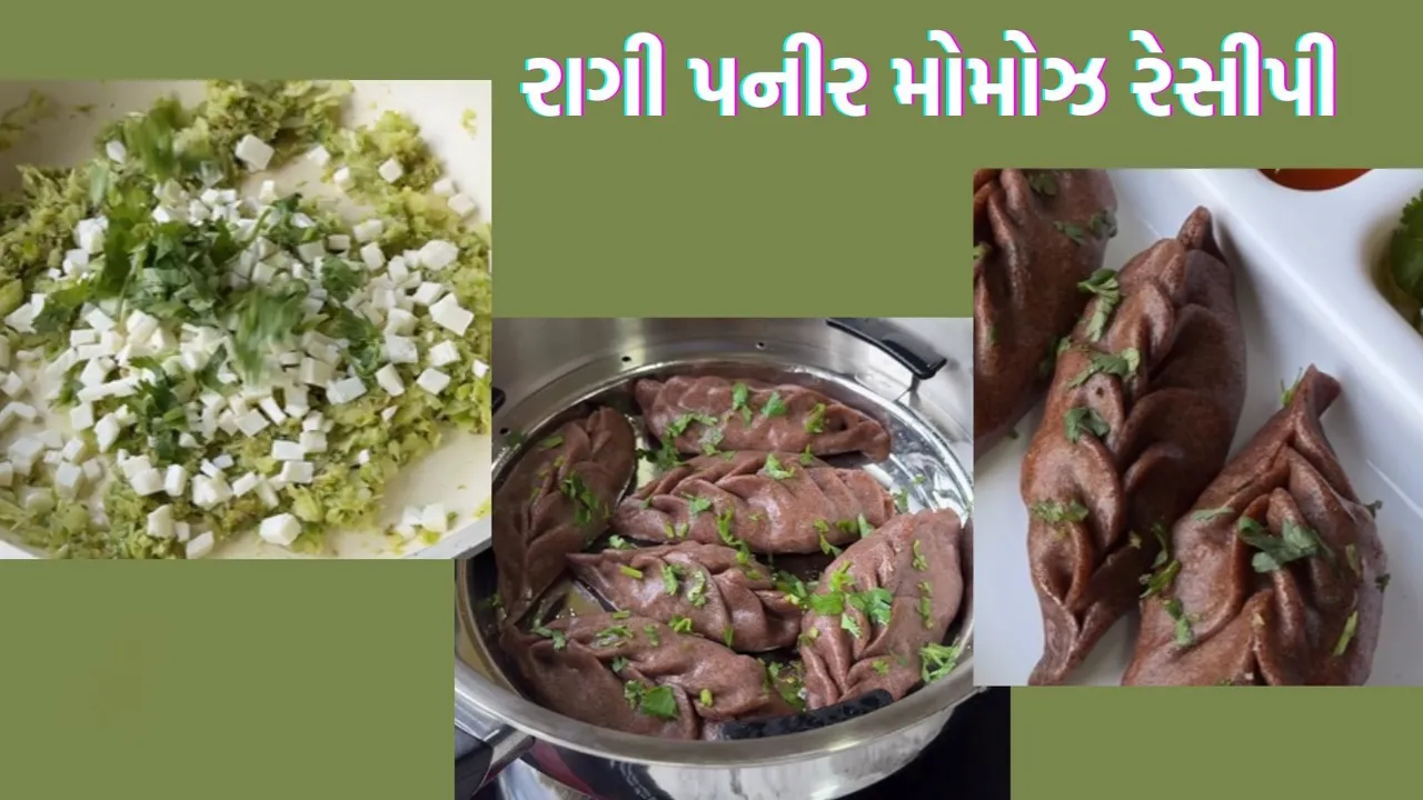 Ragi Paneer Momos Recipe in gujarati