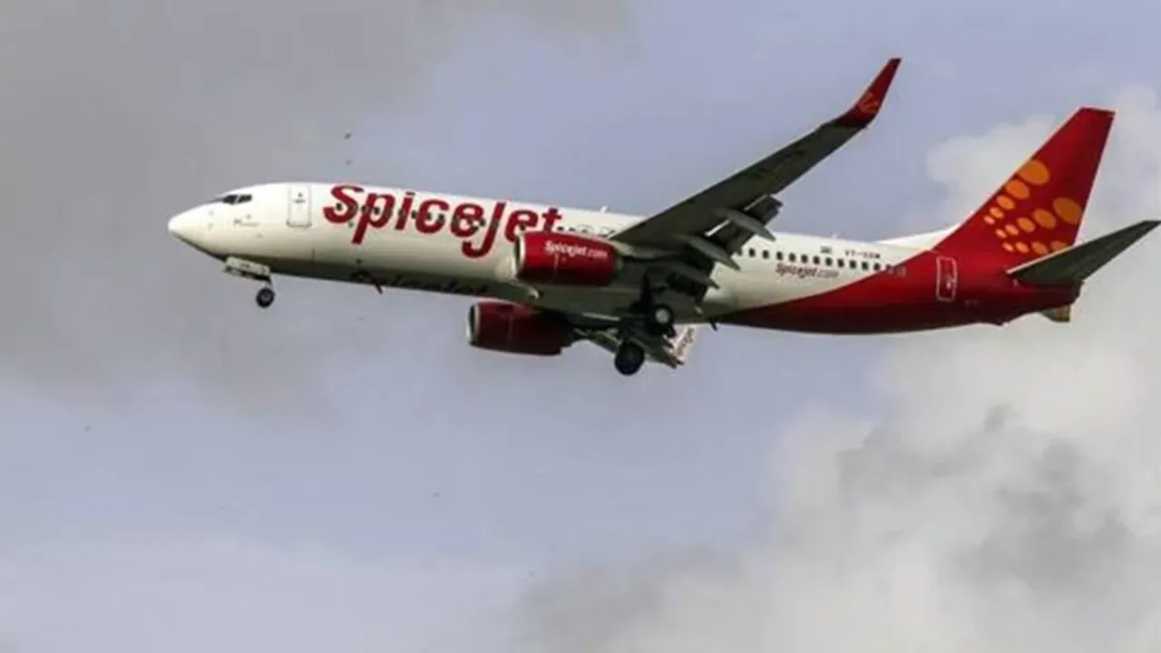 spice jet plane