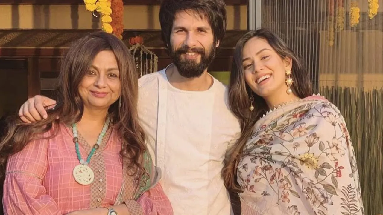 _Mira Rajput video with mother in law Neelima Azim