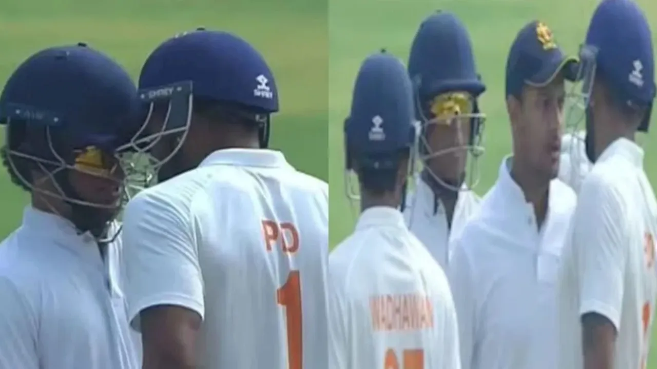 paras dogra hits head karnataka kv aneesh