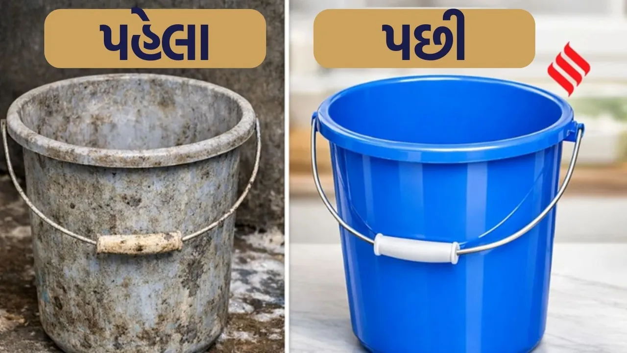 plastic bucket cleaning