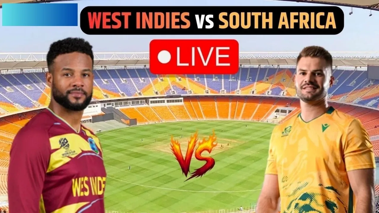 South Africa vs West Indies Live Score | SA vs WI Live Score | Live Score South Africa vs West Indies