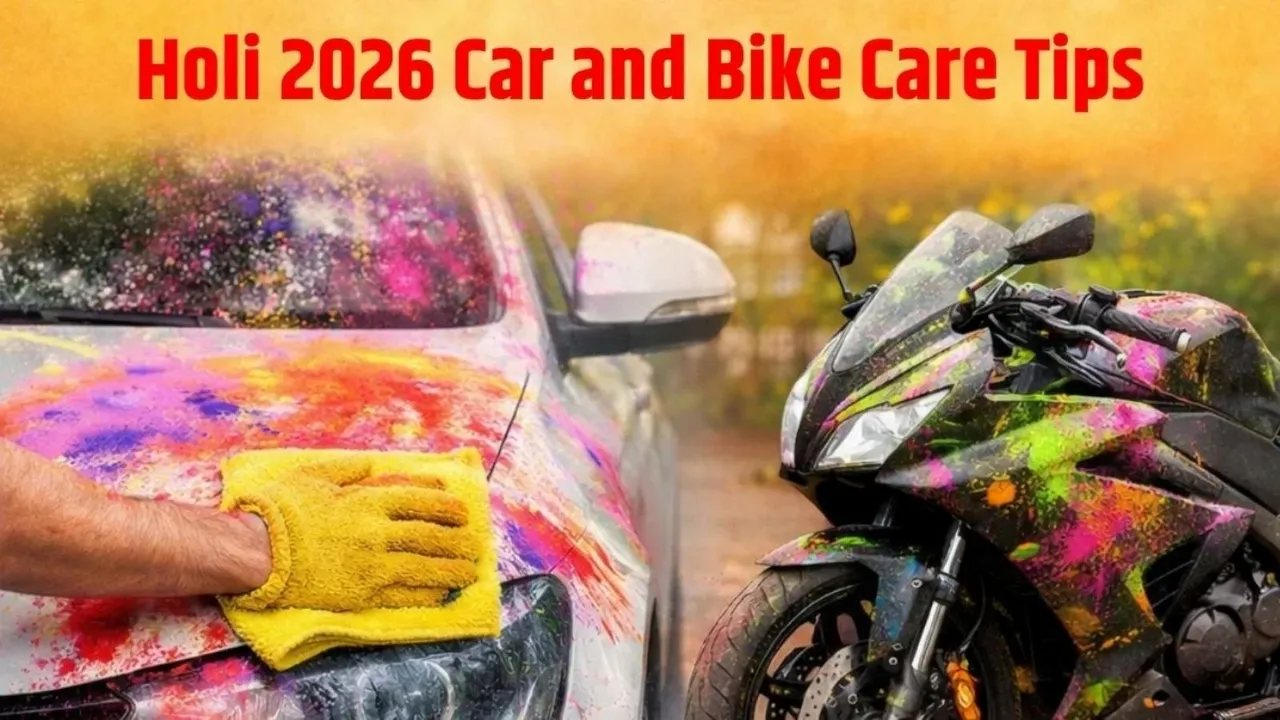 How to remove Holi colors from car and bike safely | Holi 2026 vehicle paint protection tips | હોળીના રંગોથી કાર અને બાઇકને કેવી રીતે બચાવવા | વાહન પરથી હોળીનો રંગ દૂર કરવાની રીત