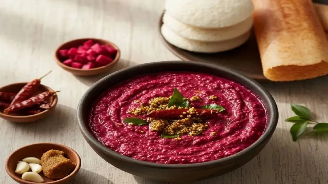 Healthy beetroot chutney recipe for kids