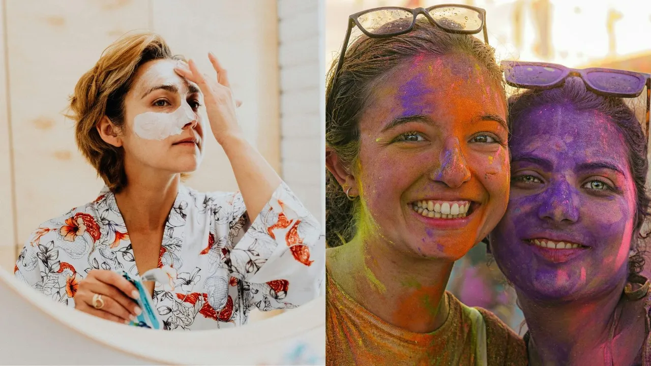 Skin Care Tips for Holi in Gujarati
