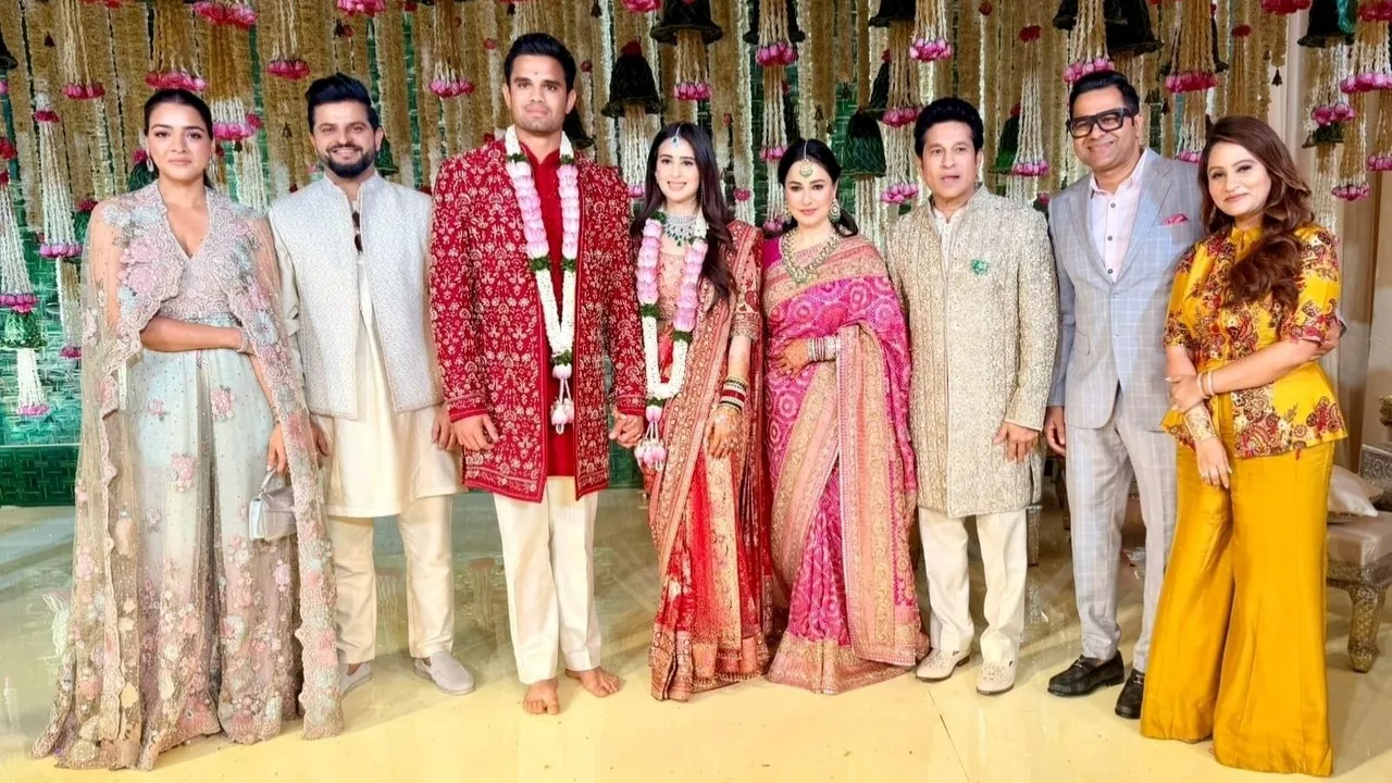 Arjun Tendulkar Saaniya Chandhok Wedding