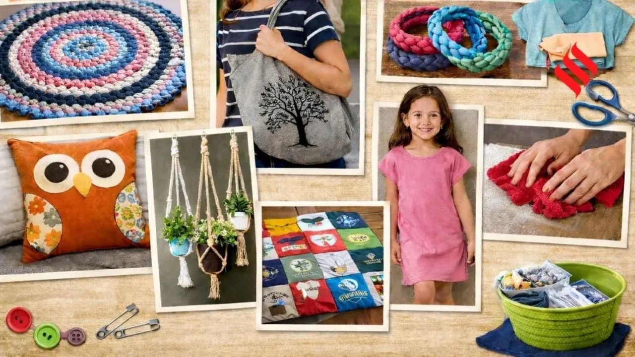 How to reuse old T-shirts