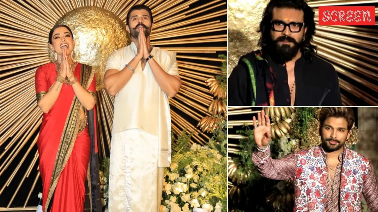 Rashmika Mandana Vijay Deverakonda Wedding Reception