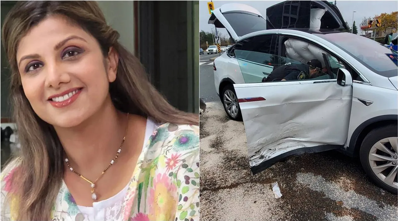 rambha car accident