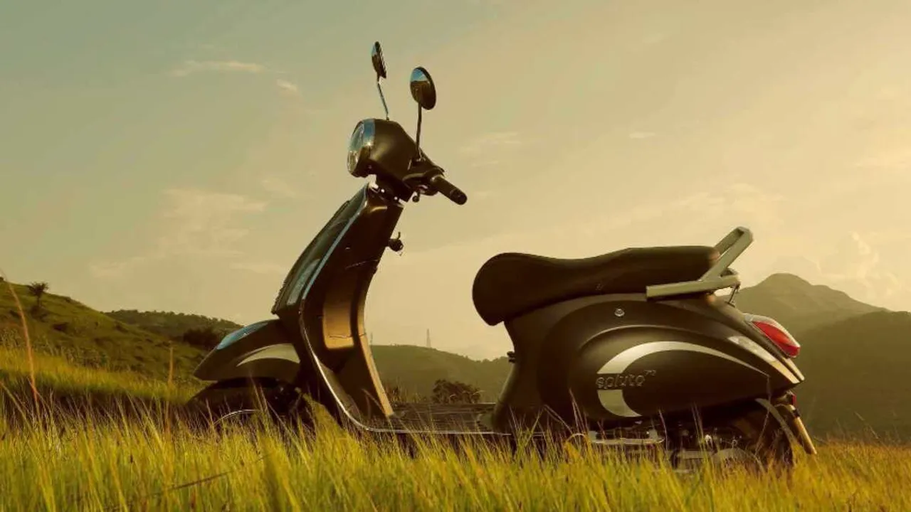 The PURE EV Epluto 7G comes with a disc and drive brake combination along with a CBS system. (Photo-PUREEV)