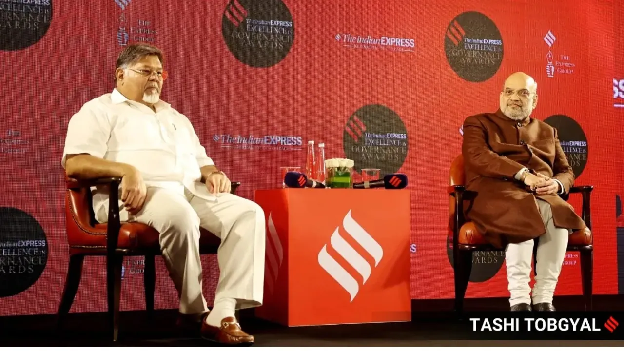 Indian express Governance Awards, amit shah