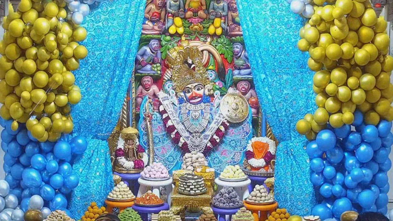 kashtabhanjan dev, live darshan, sarangpur temple