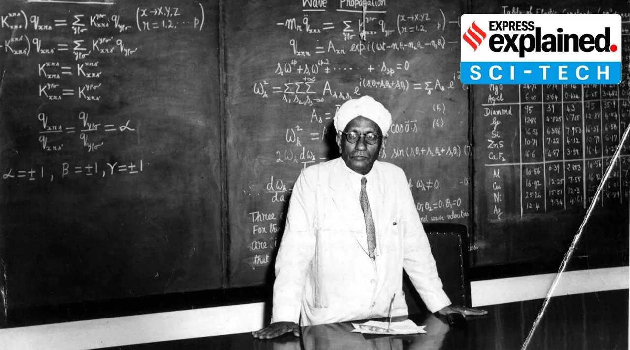 Sir CV Raman won the Nobel Prize in 1930. (Photo: Express archives)