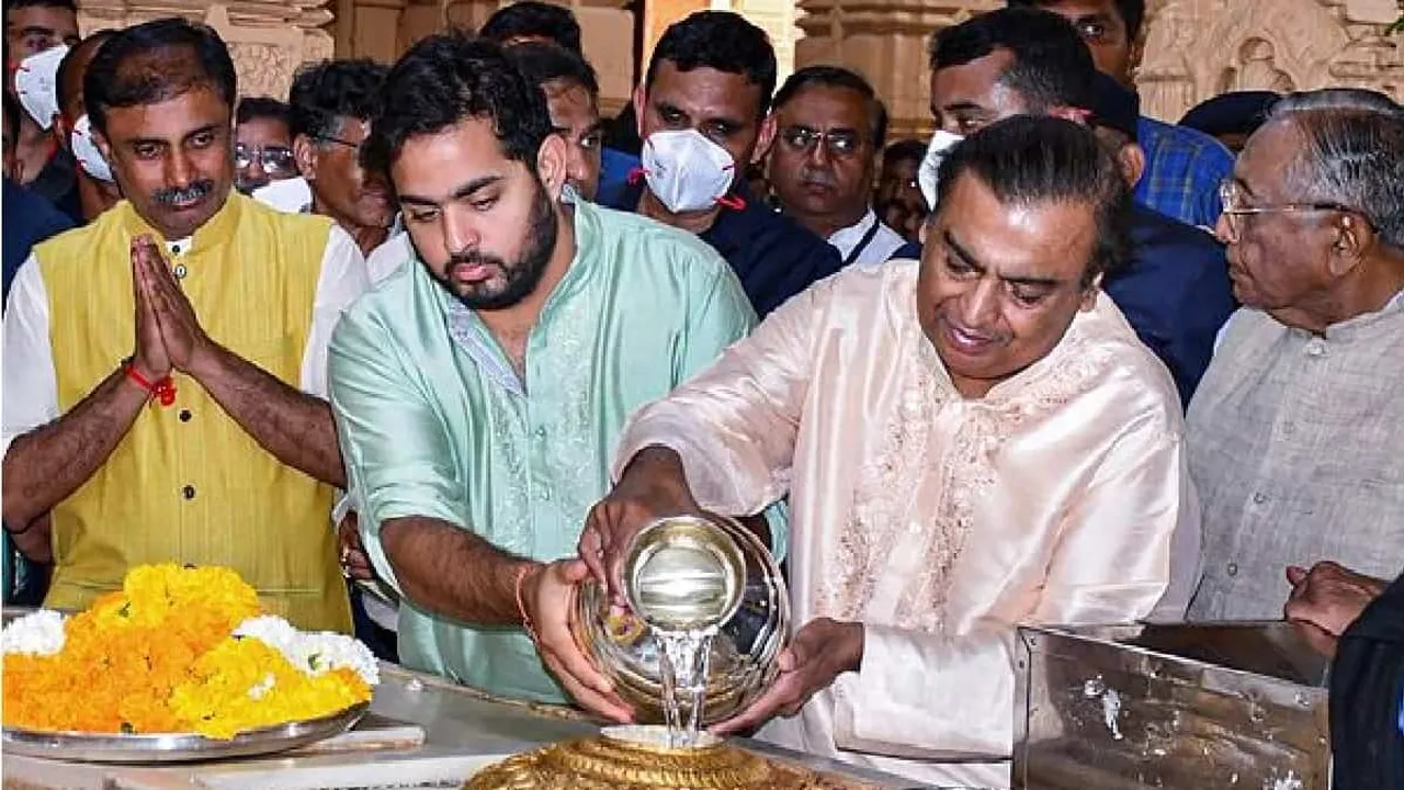 Mukesh ambani Akash Ambani