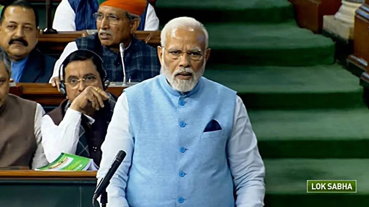 PM Narendra Modi speech in Parliament