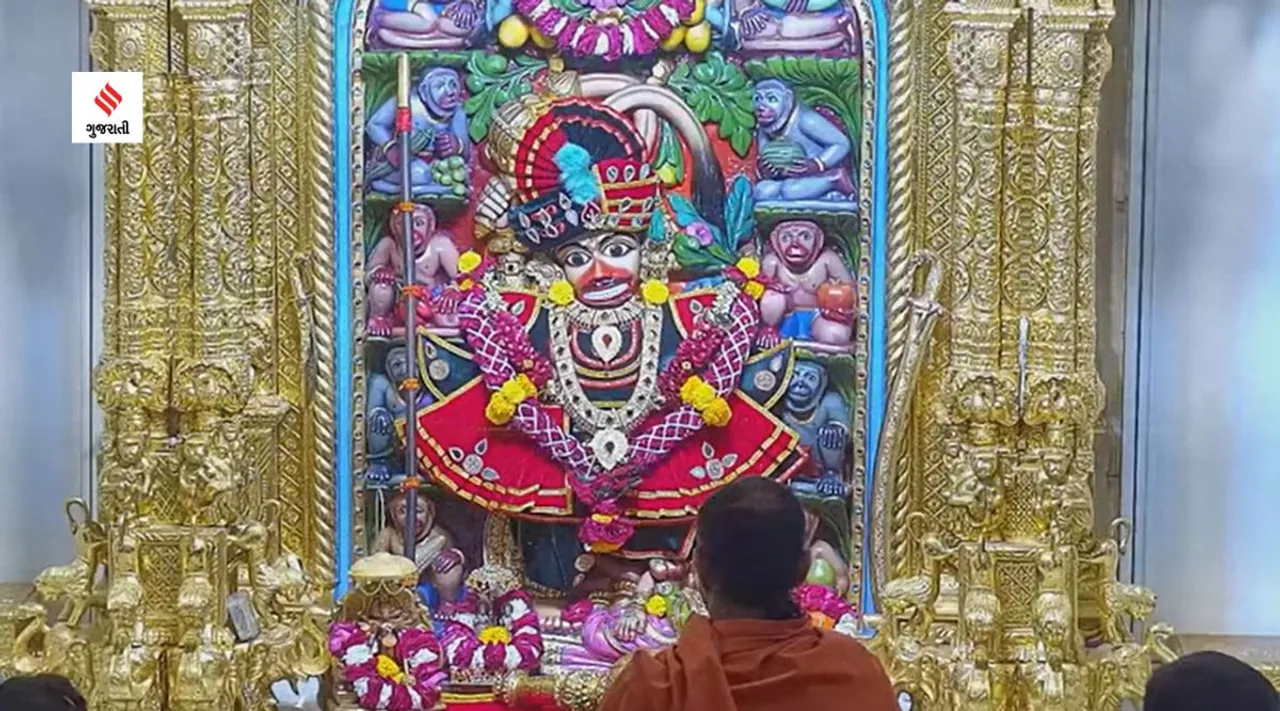 today live darshan, Kashtabhanjan dada darashan, sarangpur hanuman temple live