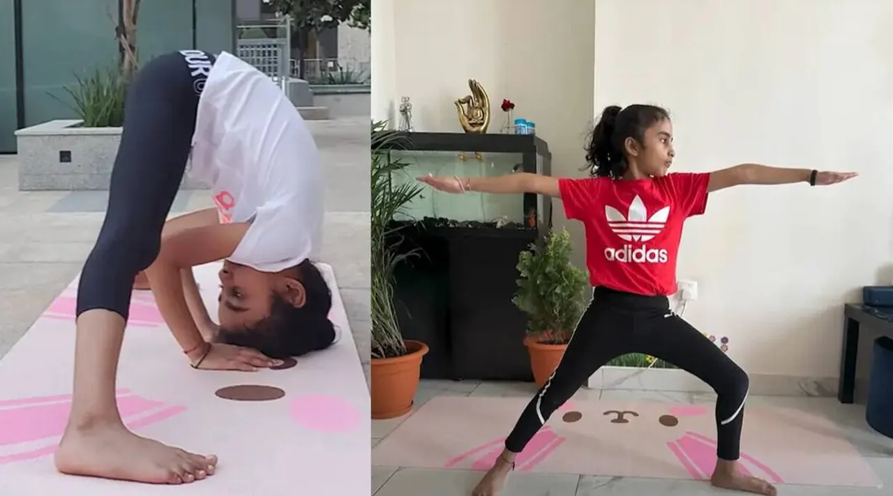 Praanvi thinks that yoga can be beneficial for kids and adults alike (Source: Guinness World Records)