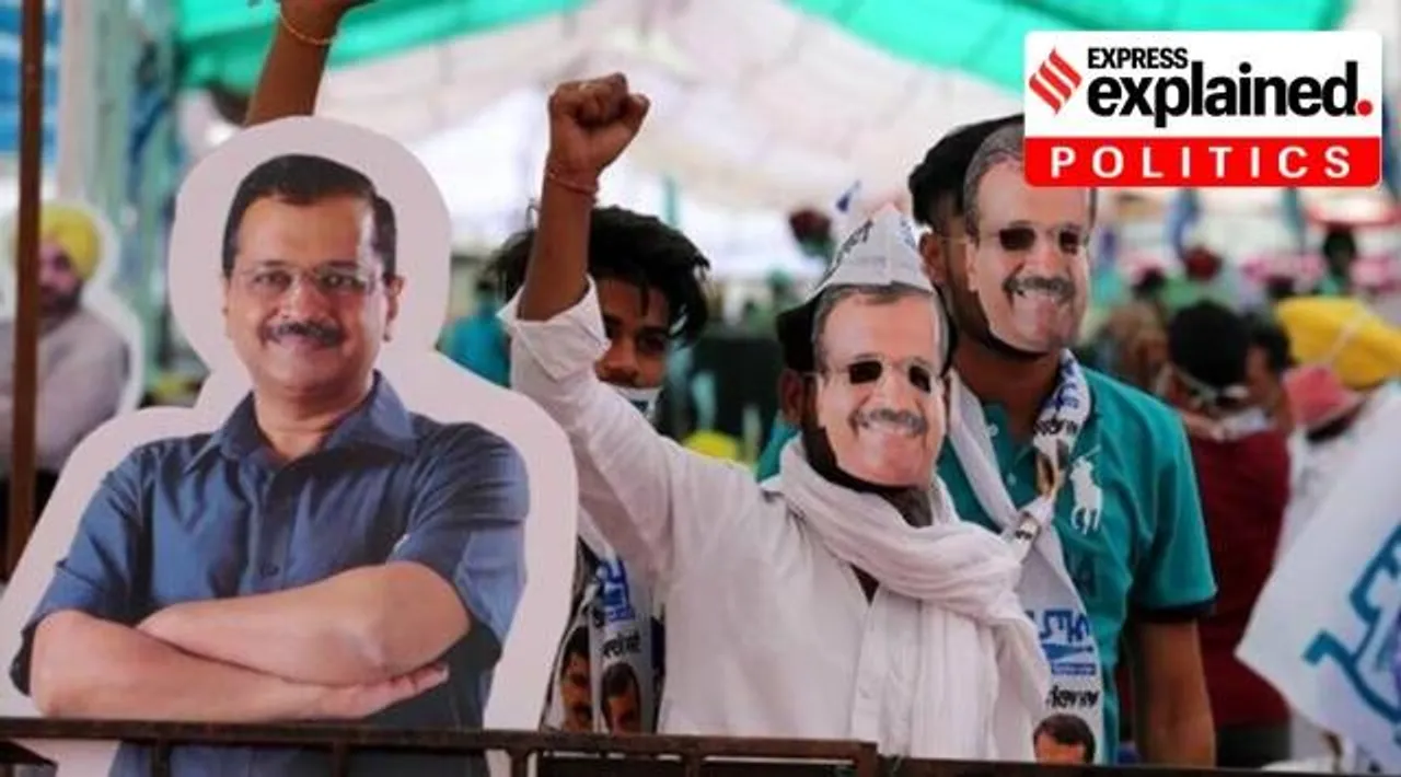 The AAP's performance in Gujarat and Punjab helped it gain the national party status. (Picture for representation: Express/Gurmeet Singh)