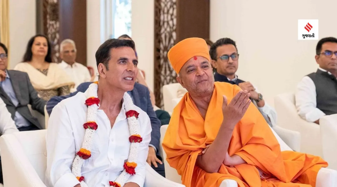 Akshay Kumar BAPS hindu temple