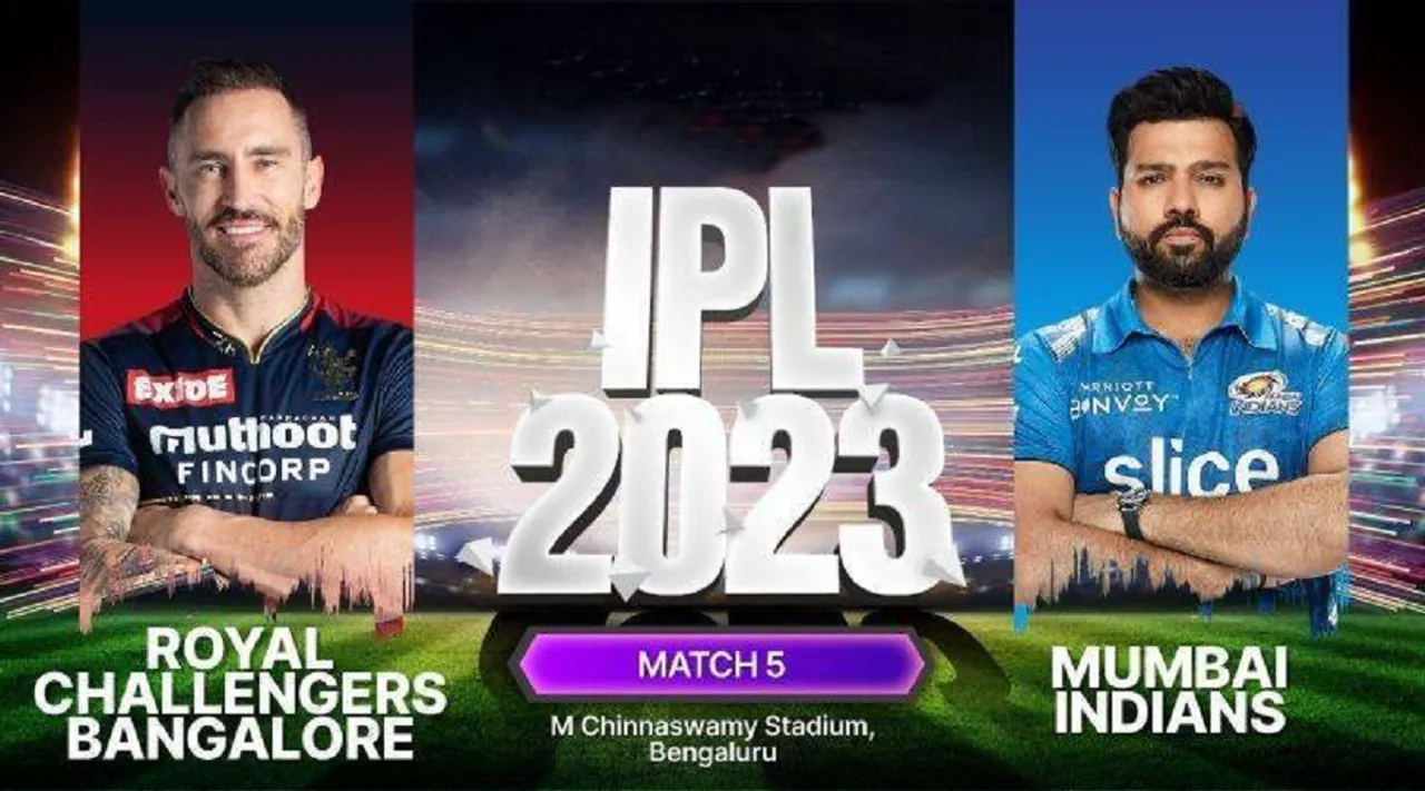 IPL 2023 RCB vs MI
