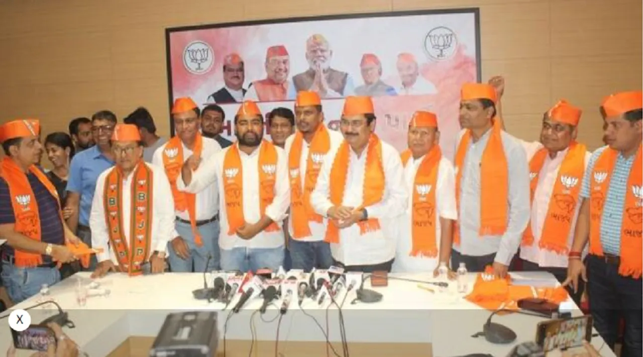 Surat AAP corporators join BJP