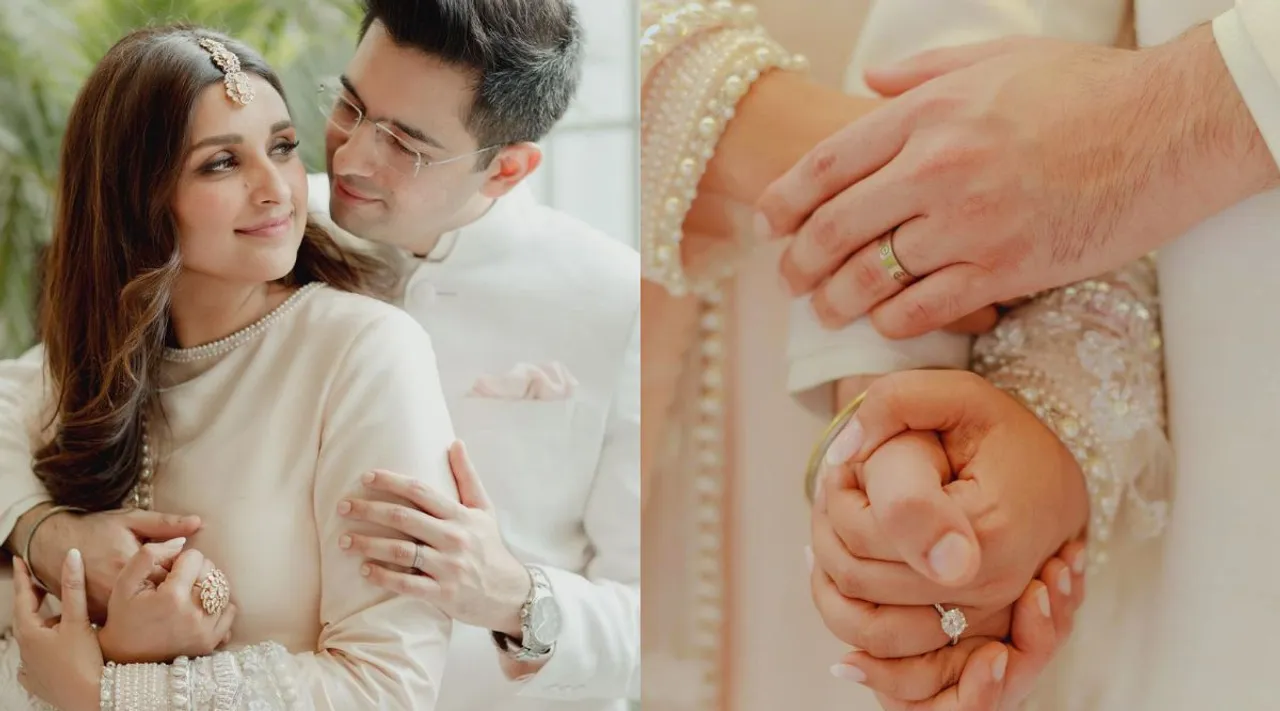 parineeti chopara and Raghav chadha engagement